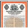Image 1 : Philippine Long Distance Telephone Co. 1958. Specimen Bond.