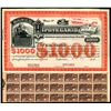 Image 1 : Banco Hipotecario. 1909. $1000 Specimen Bond.