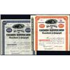 Image 1 : Banco De Credito Hipotecario. Lot of 2 Specimen Bonds.