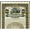 Image 1 : Consolidated Railway Co. 1905. Specimen Bond.