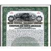 Image 1 : Maine Central Railroad Co. and European and North American Railway. 1933. Specimen Bond.