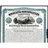 Image 1 : Minnesota and Northwestern Railroad Co. 1884 Bond Proof with back pane.