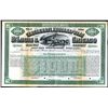 Image 1 : Cincinnati, Indianapolis, St. Louis & Chicago Railway Co. Specimen Bond.