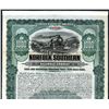 Image 1 : Norfolk Southern Railroad Co. 1911. Specimen Bond.