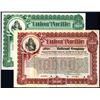 Image 1 : Union Pacific Railroad Co. 1897. Lot of 2 Specimen Bonds.