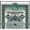 Image 1 : City of Baton Rouge. 1899. Specimen Bond.