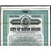 Image 1 : City of Baton Rouge. 1905. Specimen Bond.