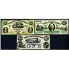 Image 1 : Southern Obsolete Banknote Trio from Georgia & South Carolina.