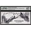 Image 1 : Bank of Black River $50 Proprietary Proof.