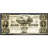 Image 1 : Bank of Fox River “Hydraulic Company” Obsolete Banknote.