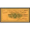 Image 1 : Northern Electric Railway - Northern Electric Company Specimen 1907 Panic Scrip