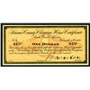 Image 1 : Sonoma County Clearing House Certificate, 1907 Partial Specimen.