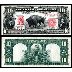 U.S. Legal Tender, 1901, $10, Fr#121, Bison Note.