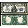 Image 1 : U.S. Silver Certificate, 1899, $5, Fr#281, Indian Chief.