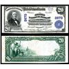 Image 1 : Brownsville, PA, $20 1902 Plain Back (Dated 1922), Ch.#2673, Fr.#661.