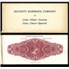 Image 1 : Security Banknote Co. Newly Discovered Complete Color Sample Book (22 Pages)