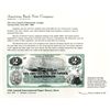 Image 1 : ABNC Uncut Error Proof of $3, City Council of Brunswick Obsolete Banknote, Used on a Card for a $2 N