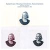 Image 1 : ASDA NY 1992, Unique Color Trial Proof Card with Portrait of Columbus Used on Columbus Souvenir Card