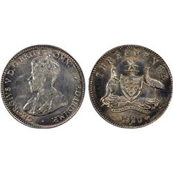 1920 Threepence PCGS MS62