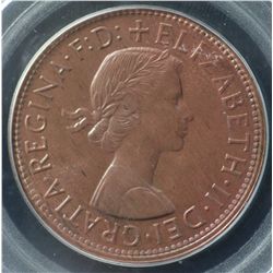 1964M Penny PCGS MS65 Red Brown