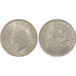 New Zealand 1942 Shilling PCGS MS64