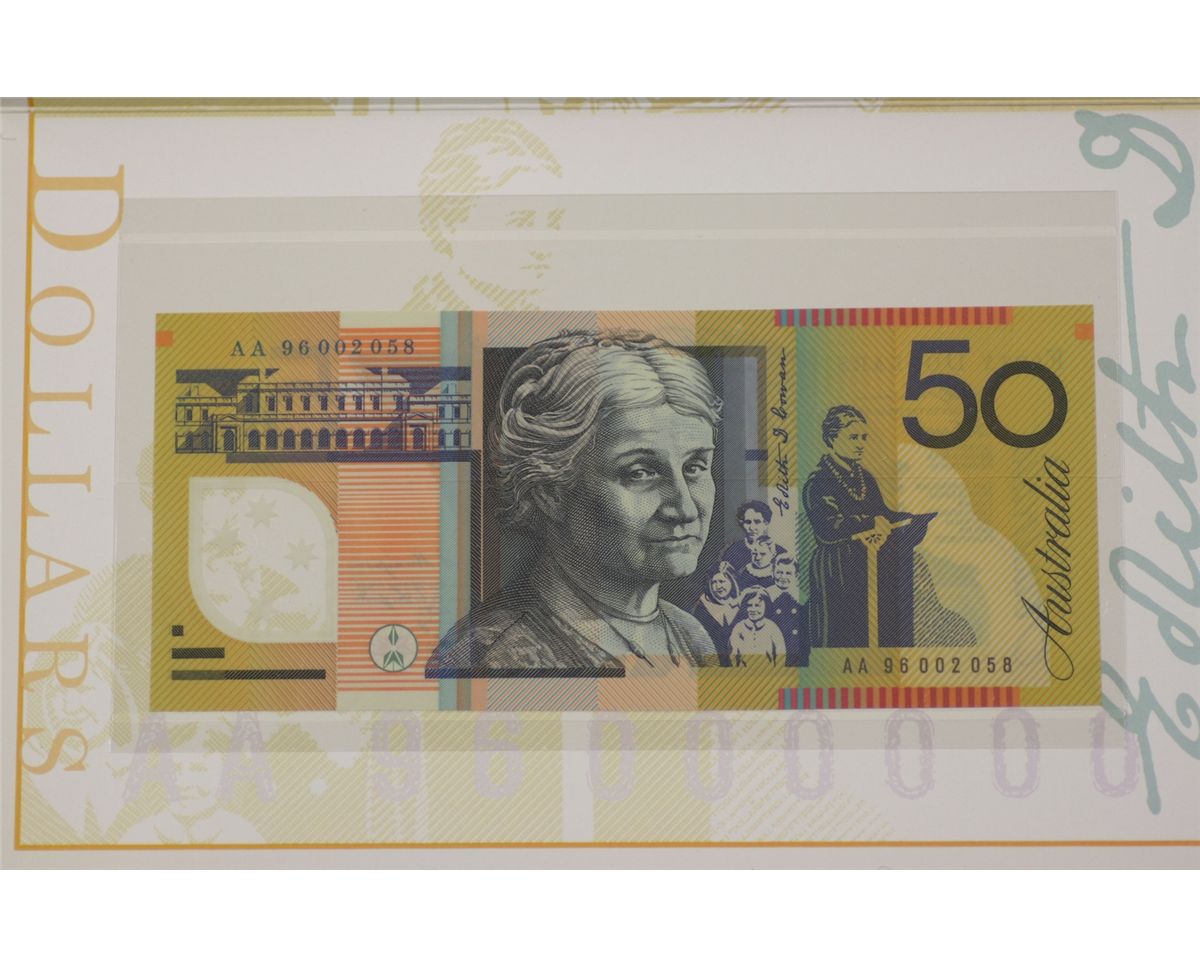 Australia 1996 $50 Note Set