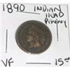 Image 1 : 1890 INDIAN HEAD PENNY RED BOOK VALUE IS $15.00+ *NICE EARLY VERY FINE GRADE*!!