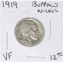 1919 BUFFALO NICKEL RED BOOK VALUE IS $12.00+ *NICE EARLY VERY FINE GRADE NICKEL*!!