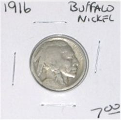 1916 BUFFALO NICKEL RED BOOK VALUE IS $7.00+ *NICE EARLY NICKEL*!!