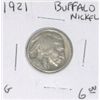 Image 1 : 1921 BUFFALO NICKEL RED BOOK VALUE IS $6.00+ *NICE EARLY GOOD GRADE NICKEL*!!