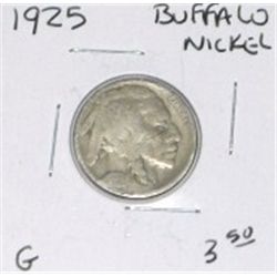 1925 BUFFALO NICKEL RED BOOK VALUE IS $3.50+ *NICE EARLY GOOD GRADE NICKEL*!!