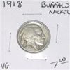 Image 1 : 1918 BUFFALO NICKEL RED BOOK VALUE IS $7.00+ *NICE EARLY VERY GOOD GRADE NICKEL*!!