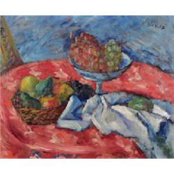 Benes Vincenc, Still life with fruit