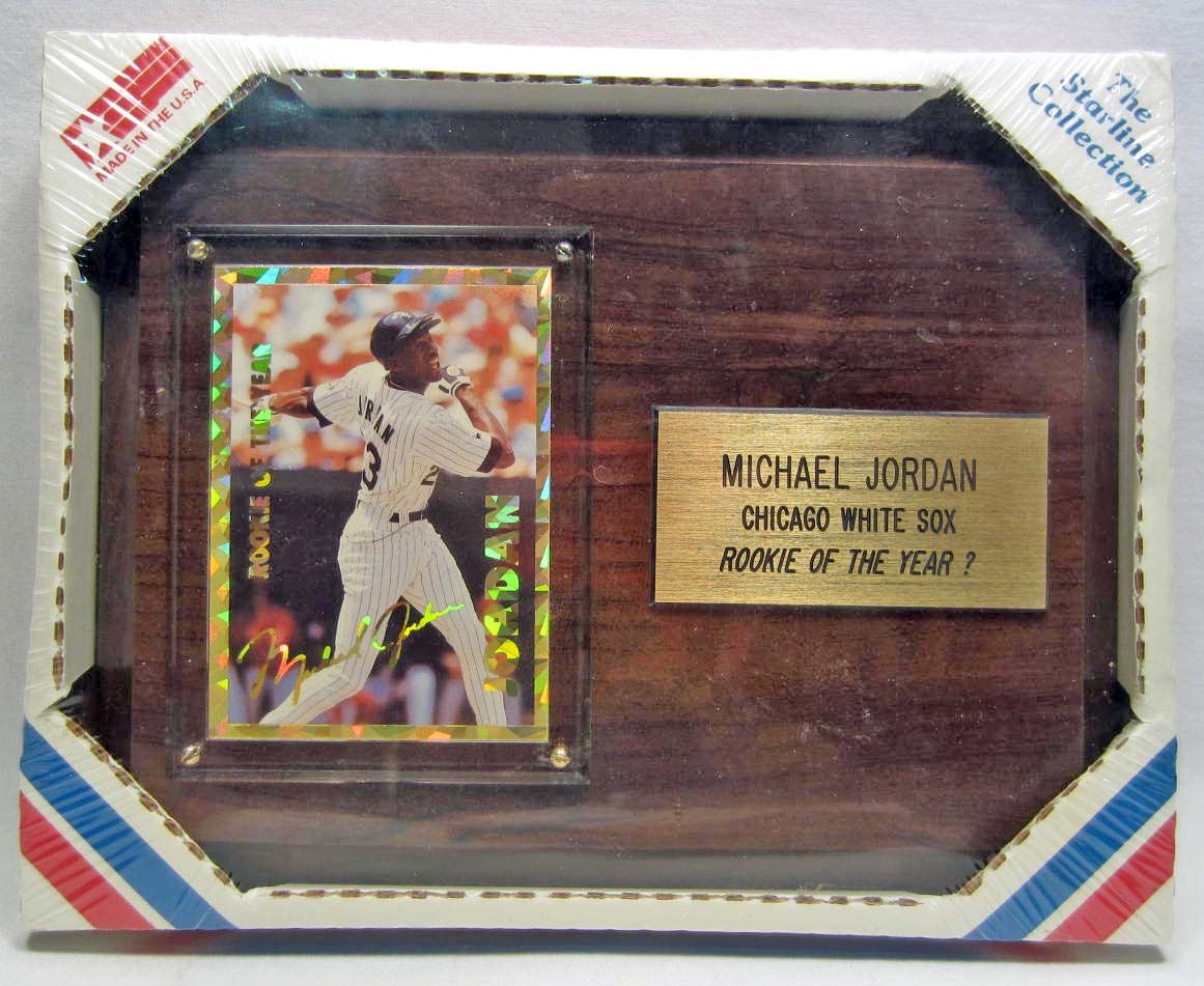 michael jordan rookie baseball card white sox