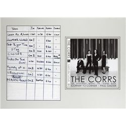 The Corrs: Early set list for Waterfront Rock Cafe, Dublin performance