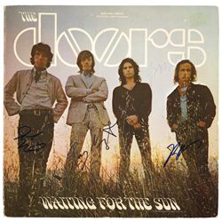 The Doors: Set of autographs on 'Waiting For The Sun' album sleeve