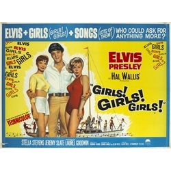 Elvis Presley: Girls Girls Girls Paramount Pictures 1962 promotional poster