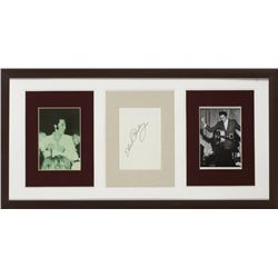 Elvis Presley: Autograph on the reverse of a photographic image, 1966