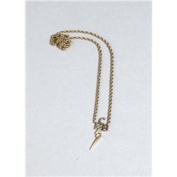 Elvis Presley: Famous T.C.B. (Taking Care of Business) custom made pendant gifted to a friend