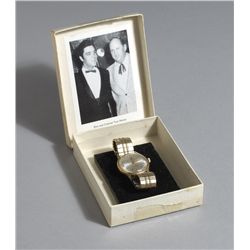 Elvis Presley: Engraved Sovereign Watch gifted to Colonel Tom Parker