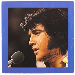 Elvis Presley: Autographed 'A Legendary Performer' vinyl record