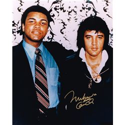 Elvis Presley & Muhammad Ali: Autographed photograph