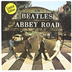 Elvis Presley and The Beatles picture discs including 'Abbey Road'