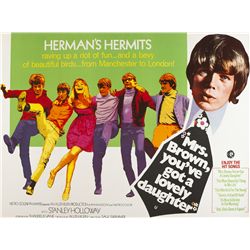 Herman's Hermits: Mrs. Brown, You've Got a Lovely Daughter Metro-Goldwyn-Mayer 1968 promotional post