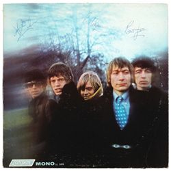 The Rolling Stones: Set of autographs on 'Between The Buttons' album sleeve