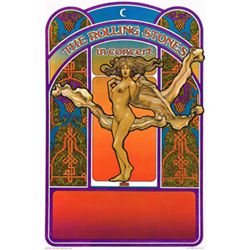 The Rolling Stones: Promotional concert poster by David Byrd , 1969