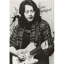 Rory Gallagher: Autographed photograph