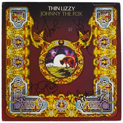 Thin Lizzy: Scarce autographed 'Johnny The Fox' promo' album