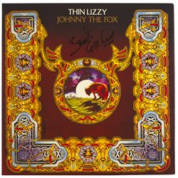 Thin Lizzy: 'Johnny The Fox' vinyl album signed by Scott Gorham