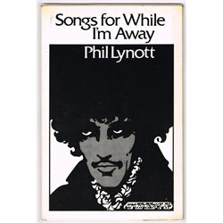 Phil Lynott and Thin Lizzy: Autographs including signed Songs For While I'm Away" book"